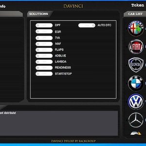 Professional Vehicle Diagnostic Software – Davinci 1.0.34 | DPF & EGR Solution Tool