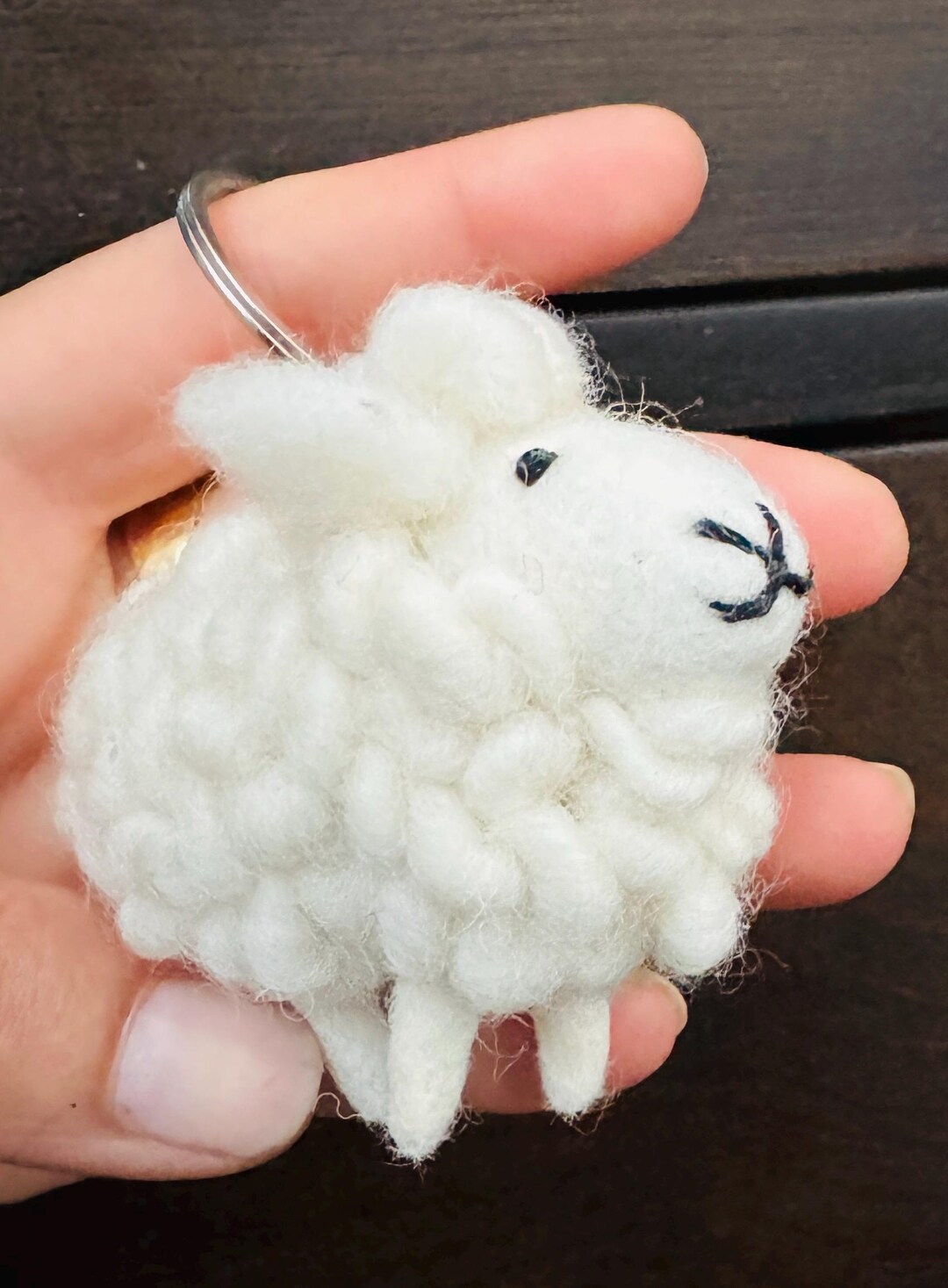 Felted Keychains Needle Felted Keychain - Etsy