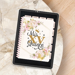 Editable XV Planner | Quinceañera Planning PDF | 33 Pages | Hyperlinked Digital Download