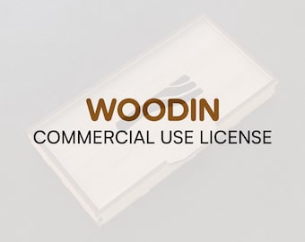 Extended Commercial License for 1 Design | Unlimited Physical Sales | Rights to Sell Finished Products | WOODINDESIGNER |