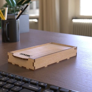 Sjabloon spaarpot voor lasersnijden | Contant geld envelop | Lasergesneden bestandsgeschenkdoos voor contant geld | 5 materiaaldiktes: SVG, DXF, AI, Lbrn2