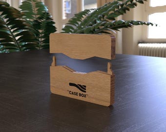 Laser Cut Gift Card Holder Template: SVG DXF AI Lbrn2 (110x70mm)