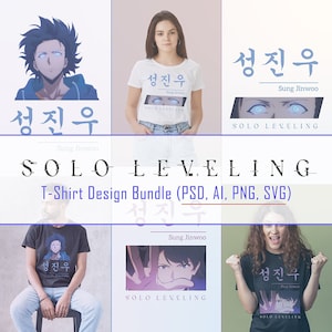 Solo Leveling T-shirt Vector Design