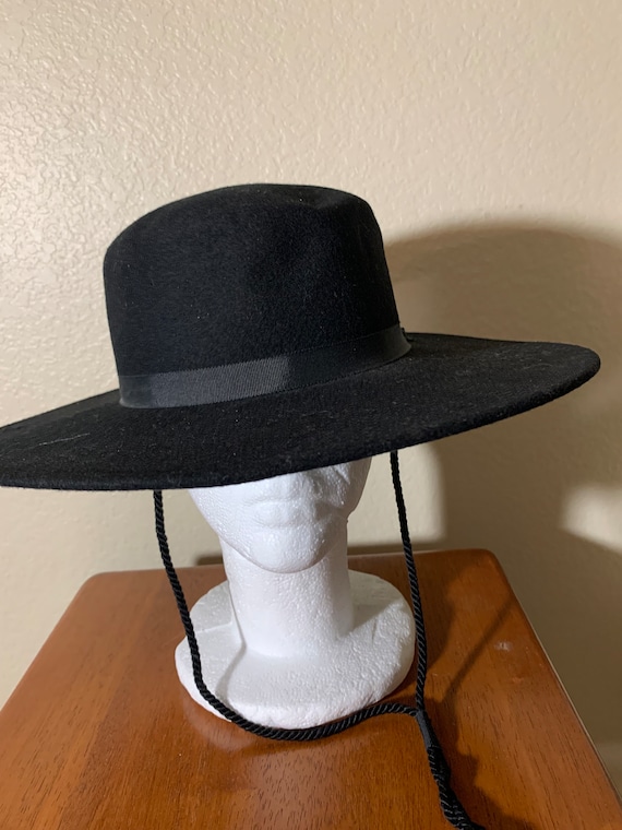 Vintage wool wide brimmed Bolero/Zorro felt hat