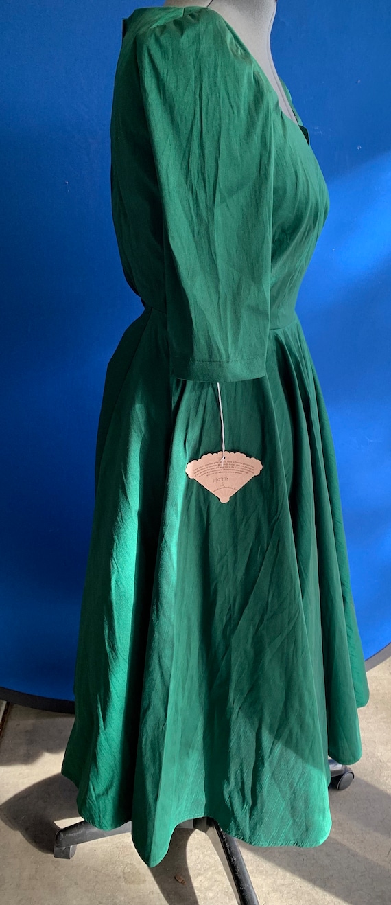 Recollections Green 1940's-50"s Dress, Size Small… - image 2