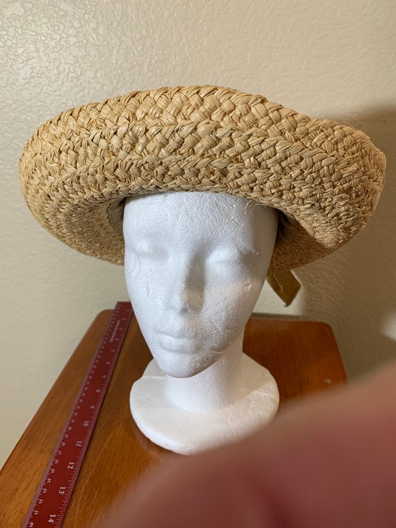 Vintage Scala Wide Brimmed Straw hat