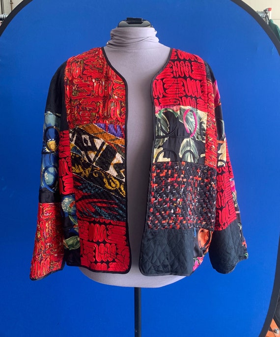 Chicos 100% silk jacket, Size 3 (L)