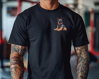 The Goodboy K9 Tshirt small logo, K9 Handler, K9, Thin Blue Line Tshirt, Police Officer Gift, Funny Cop Shirt, Back the Blue,Law Enforcement