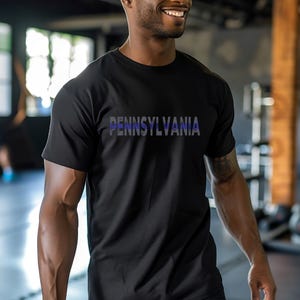 Pennsylvania Thin Blue Line Shirt, Back the Blue, Law Enforcement Support, Police Officer Gift, Deputy Gift, State Thin Blue Line