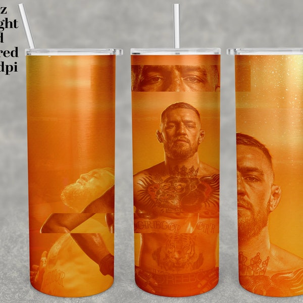 Conor mcgregor Tumbler 20 oz Skinny | Stitch | Tumbler Sublimation Designs, Full Tumbler Wrap, Digital Downloads| Png