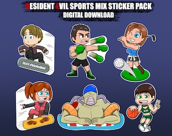 Resident Evil Sports Mix Sticker Pack