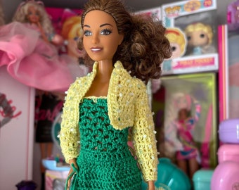 Vestito Barbie corto verde