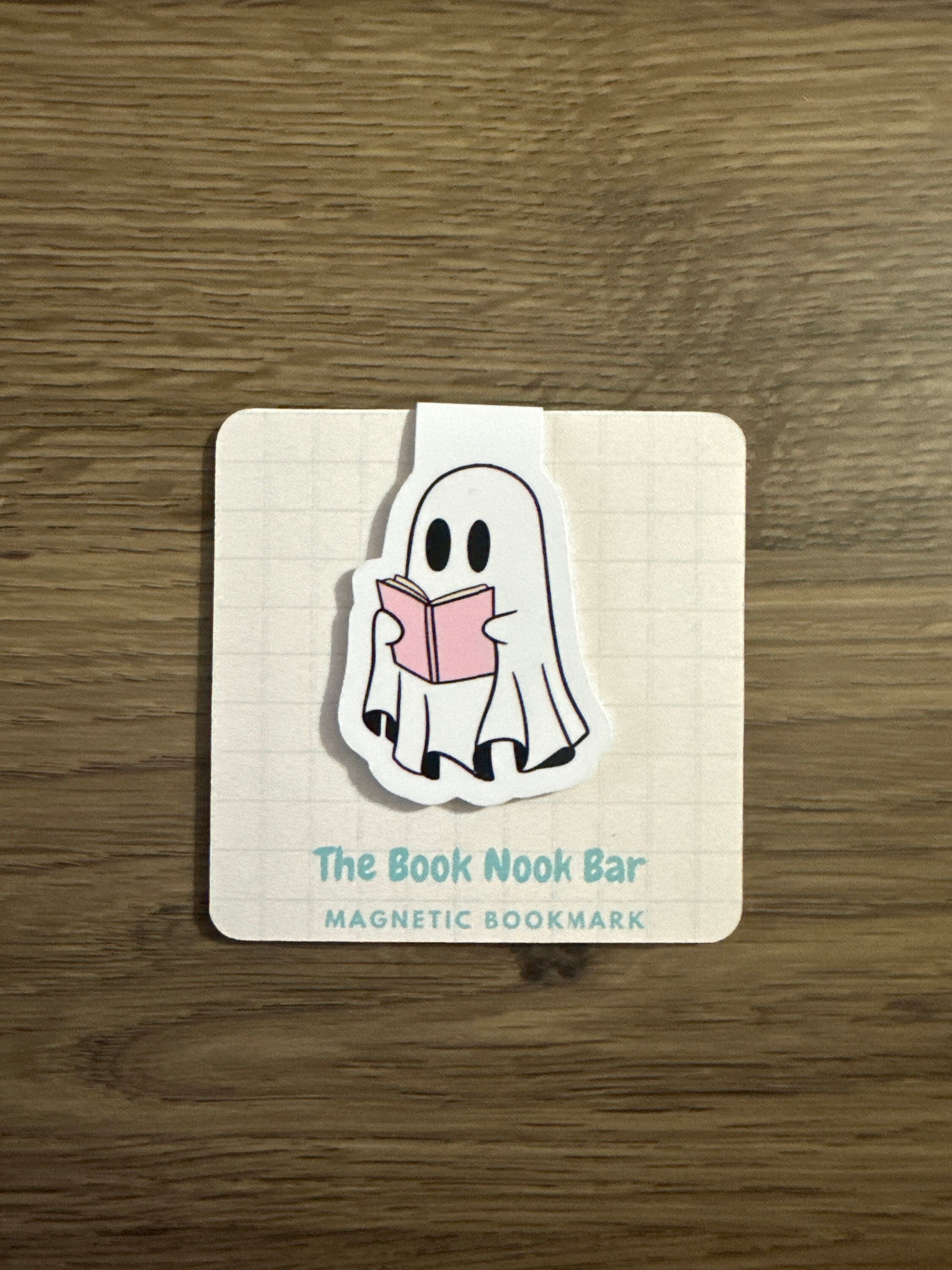 Books With Boo Magnetic Bookmark: Gifts for Readers - Etsy