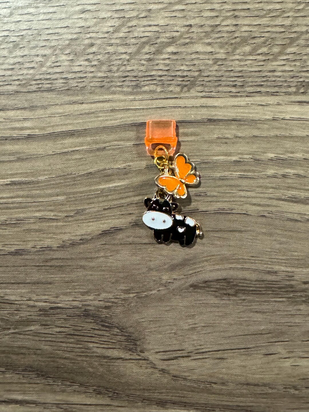 Cow & Orange Butterfly USB C Dust Plug Charms Kindle Charms Booktok ...