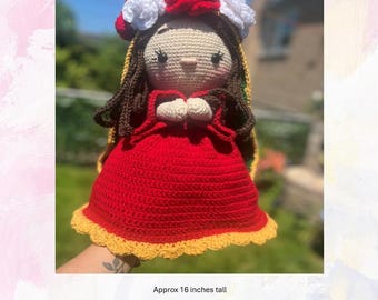 Virgen De Guadalupe Reversible Doll - PDF PATTERN ONLY