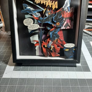 Nightcrawler 9x9 comic book page shadowbox art 5 layer image 1