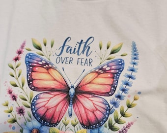 Butterfly, Faith over Fear, PNG