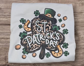 St. Patrick's Day Shamrock, St Patrick's Day Sublimation Design, Clover, Shamrock