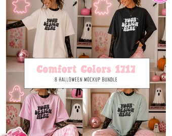 Pink Halloween CC1717 Mockup Bundle