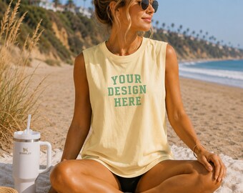 Butter Comfort Colors 9360 Mockup