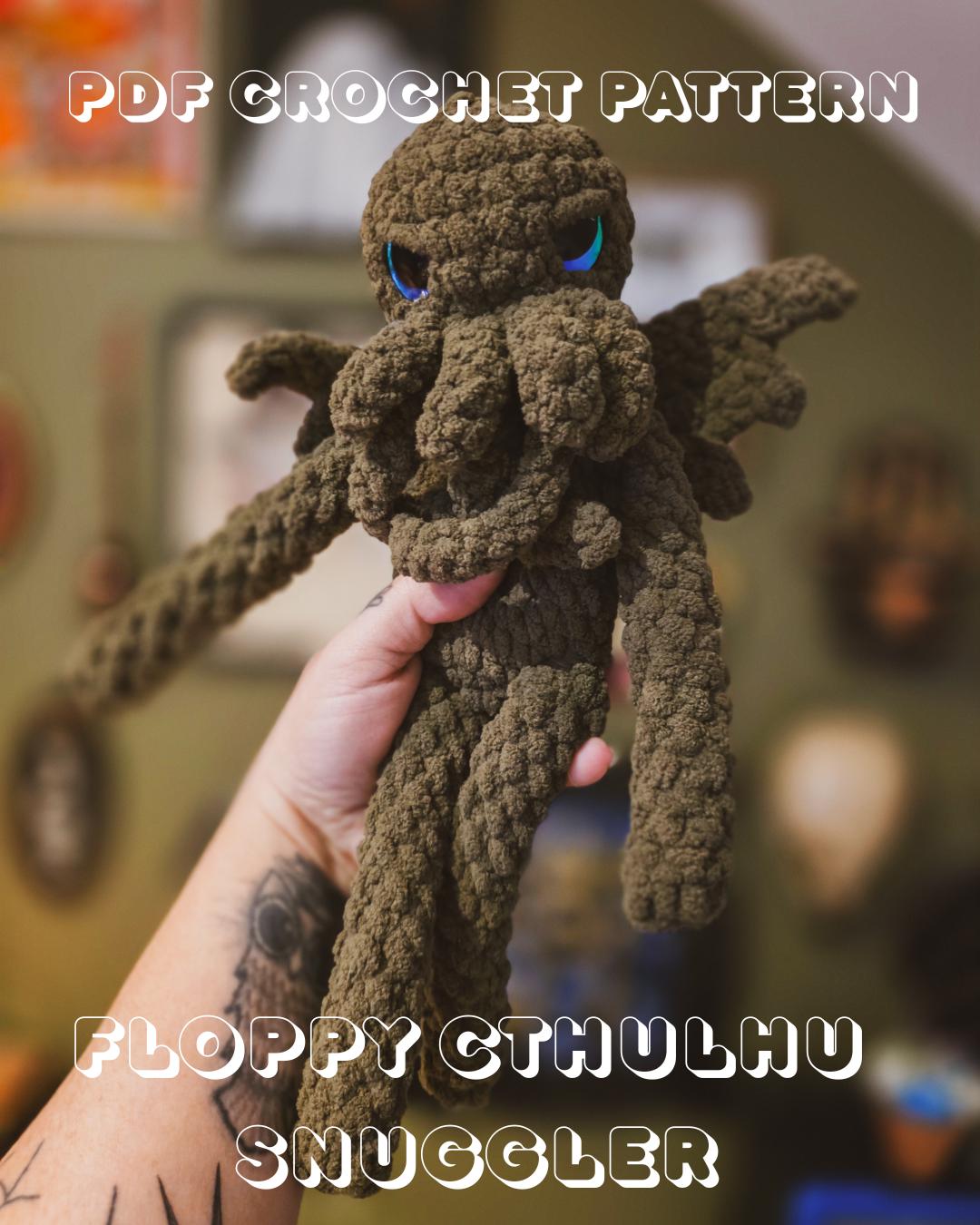 30 Cthulhu Crochet Patterns for Lovecraftian Amigurumi, Plushies, and Gifts 33 Floppy Cthulhu Lovey Crochet Pattern