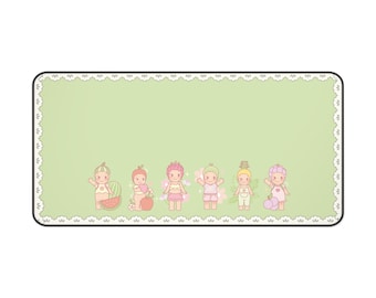 Alfombrilla de escritorio para bebé Ángel Verde