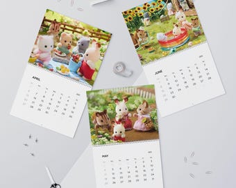Calendário Calico Critter 2026 Calendário para Calico Critters Calendário de papelaria Acessório estacionário