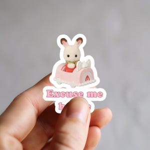 Calico Critters Stickers Animal Sticker Vinyl Calico Critters Water Bottle Sticker for Laptop Sticker for Phone Case Stickers for Journal
