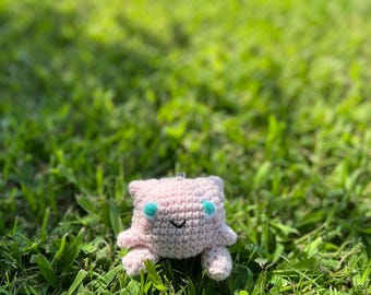 Jigglypuff Crochet Keychain: Handmade Amigurumi Pocket Monster