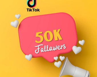 50.000 echte und aktive TikTok-Follower 50.000