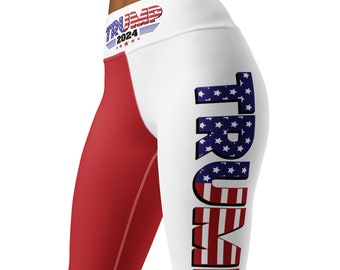 Donald Trump Yoga Leggings MAGA Make America Great Again Leggings