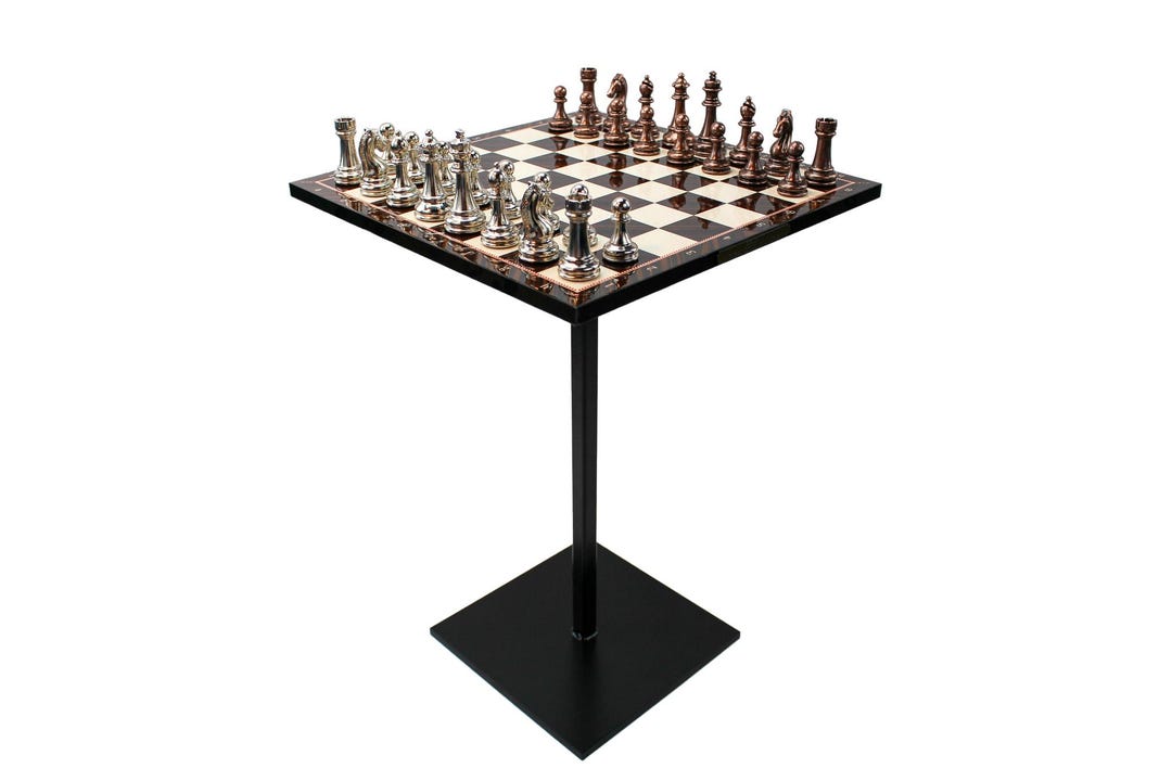 1 of 15 Designer Art Luxury Chess Table Coffee Side Table | Handcrafted ...