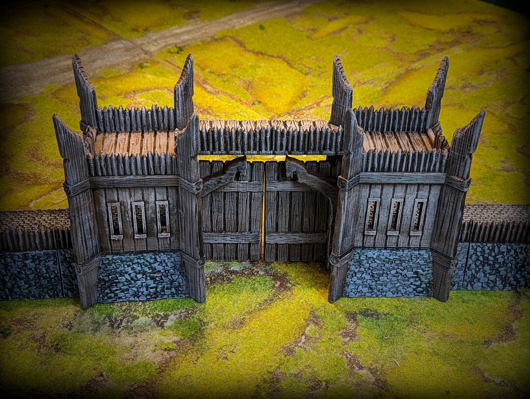 Walls and Gate House Kingdom of Saxonia Etsy
