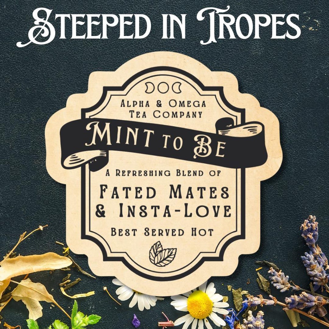 Fated Label Mint to Be Apothecary Label Sticker: Fated Mates, Insta Love Trope ...