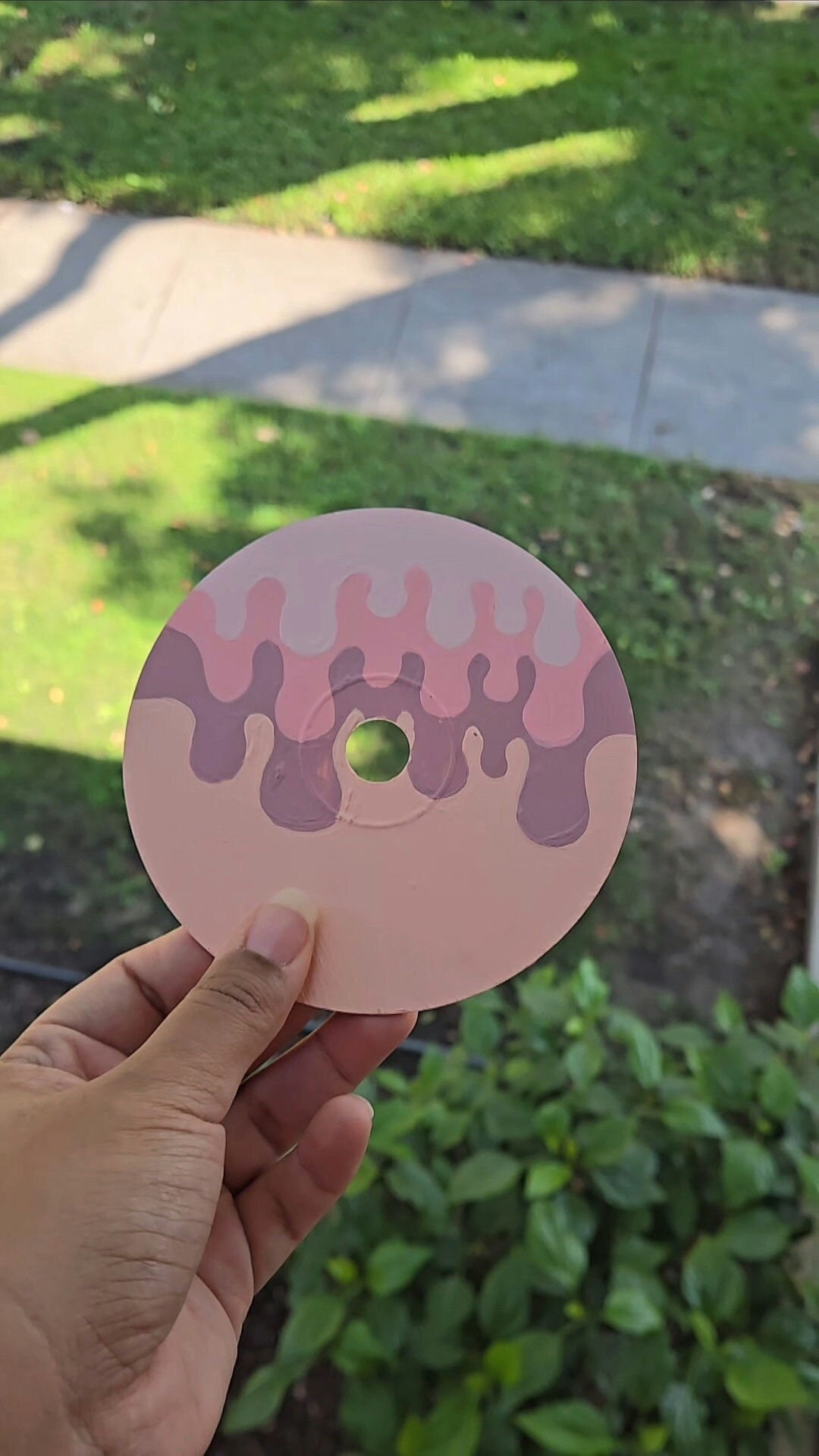 Monochrome Drip Painted CD - Etsy