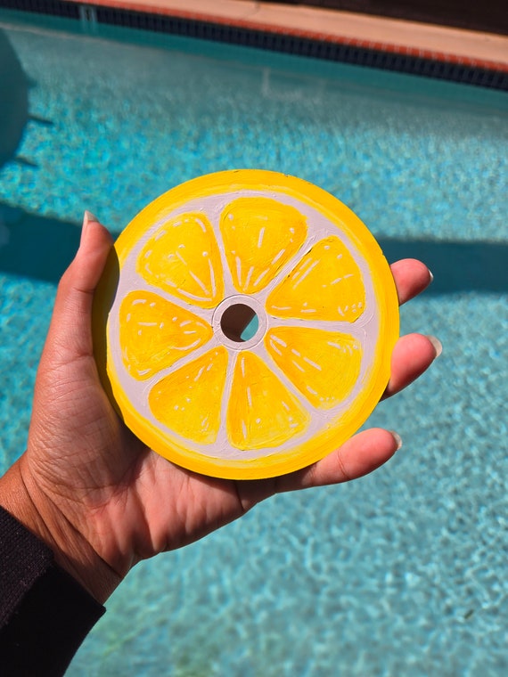 Citrus Painted Cd's - Etsy