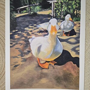 Pintura de patos Imprimir