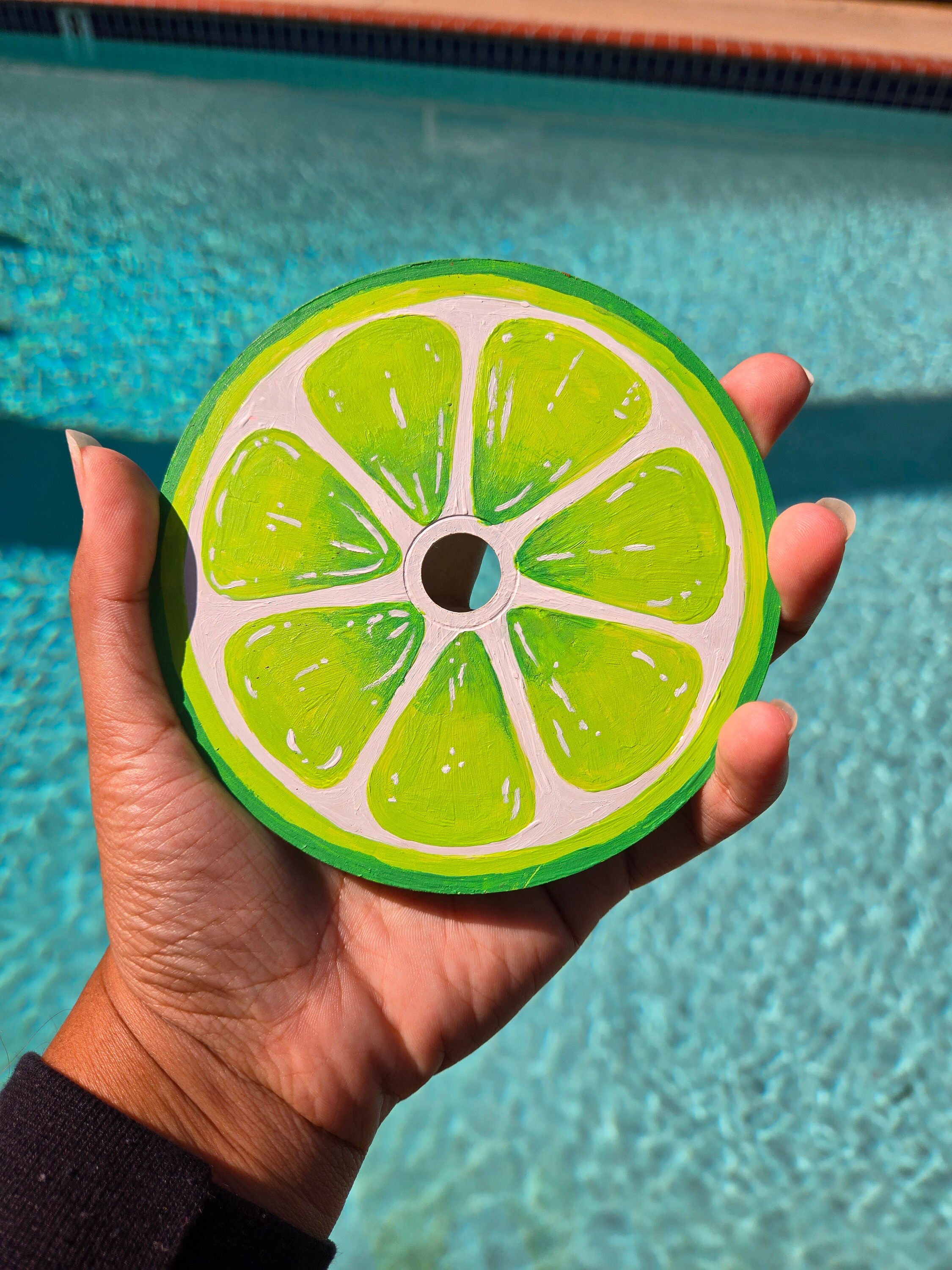 Citrus Painted Cd's - Etsy