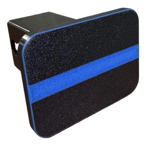 Thin Blue Line Trailer Hitch Cover