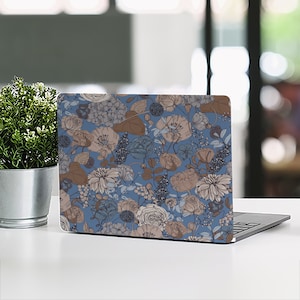 Elegant Botanica Laptop Skin: UNIVERSAL Laptop Skin, Full Coverage Protective Skin, Vivid Vibes, Botanical Laptop Skin, Elegant Floral Skin