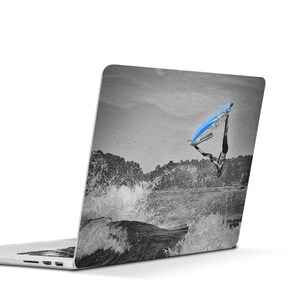 Standup Jetski Laptop Skin: UNIVERSAL Laptop Skin, Full Coverage Protective Skin, Vivid Vibes, Jetski Laptop Skin, Jetski Trick Laptop Skin