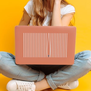 Minimalist Barcode Laptop Skin: UNIVERSAL Laptop Skin, Full Coverage Protective Skin, Vivid Vibes, Modern Laptop Skin, Space Laptop Skin