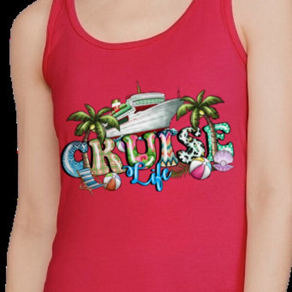 Cruise Life  Tank Top, Cruise Crew Tanks, Family Cruise Tank Top, Cruise Vacation Tank, Funny Cruising Shirt, Cruise Life Tank Tops