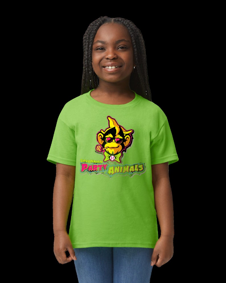 Bananas Party Animal Baseball Tee,baseball Tee Shirt, Bananas Logo