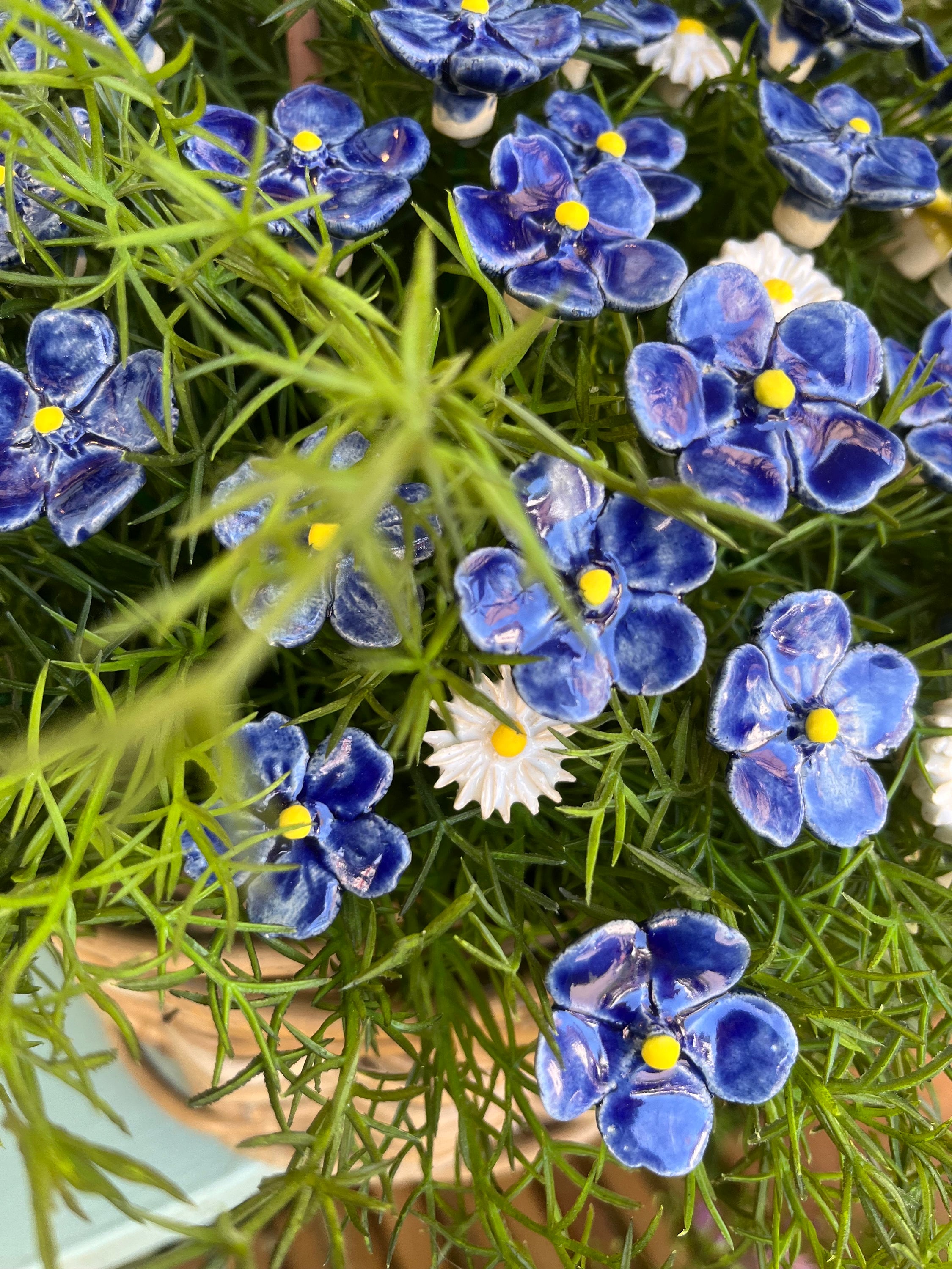 Blau gartendeko
