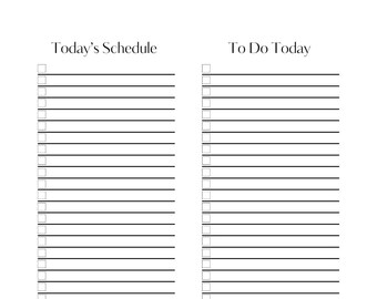 Lista de tareas pendientes sencilla (vertical, casillas de verificación)