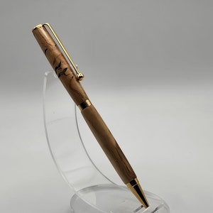 Handgemaakte houten balpen