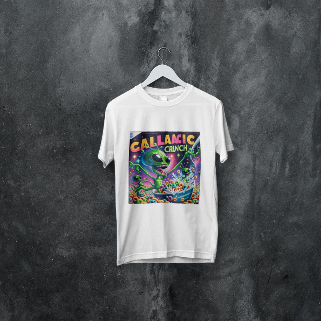 Alien Gallaaic Crunch Cereal T-shirt - Etsy