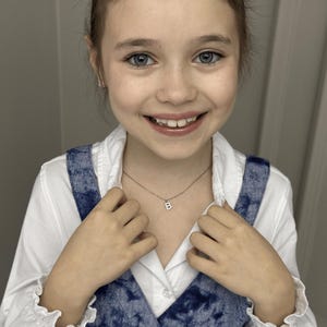 Initiaalketting kinderinitiaalketting meisjes aangepaste ketting kindernaamketting babyketting peuterketting kinderketting tienerketting