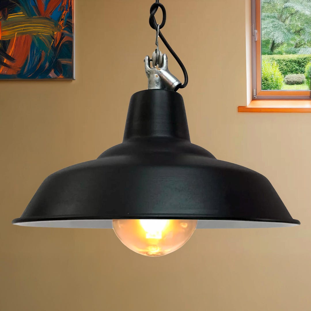 インダストリアル吊り下げランプシェード/ 工業系ヴィンテージ 5